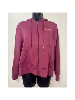 Women's Disney Full Zip Hoodie Purple, Size Small